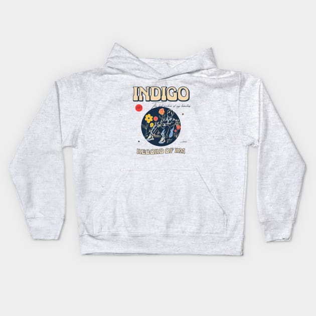 indigo RM Kids Hoodie by nelkrshop